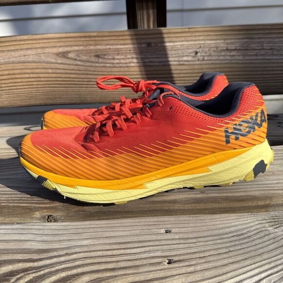 Men’s Hoka Torrent 2 Size 10 Trail Running Shoes 1110496 FSFF Athletic Sneakers - Picture 3 of 7